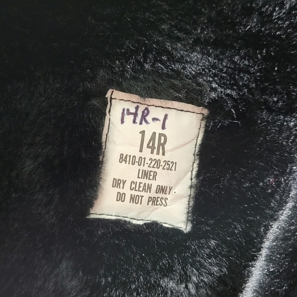 US Military Issue Trench Coat Size 14R Zip Out Faux Fur Liner Water Repellent - Picture 9 of 11